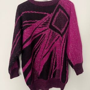 Vintage 80’s Disco Era sweater. Unisex